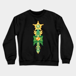 Magical Girl Staff Pixel Art Crewneck Sweatshirt